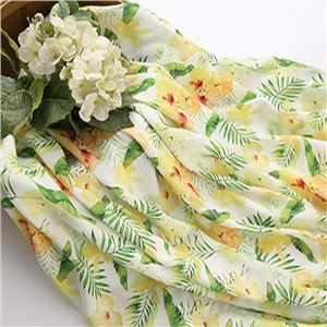 Polyester Viscose/Rayon Stretch Twill Fabric