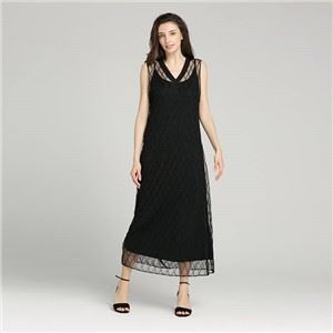 Grosgrain Ribbon Sleek Textured Knit Womens Tank Dress